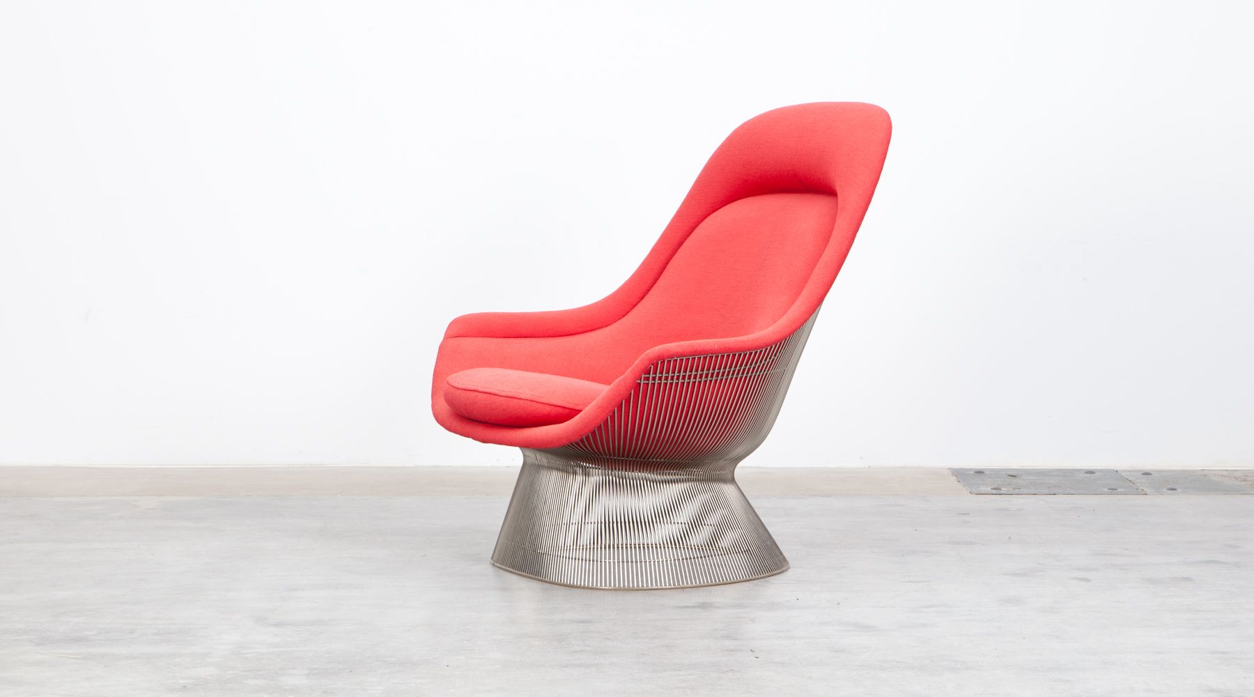 Lounge Chair With Sidetable By Warren Platner Frank Landau