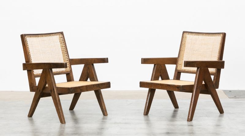 lounge chairs (2) (h) - Pierre Jeanneret