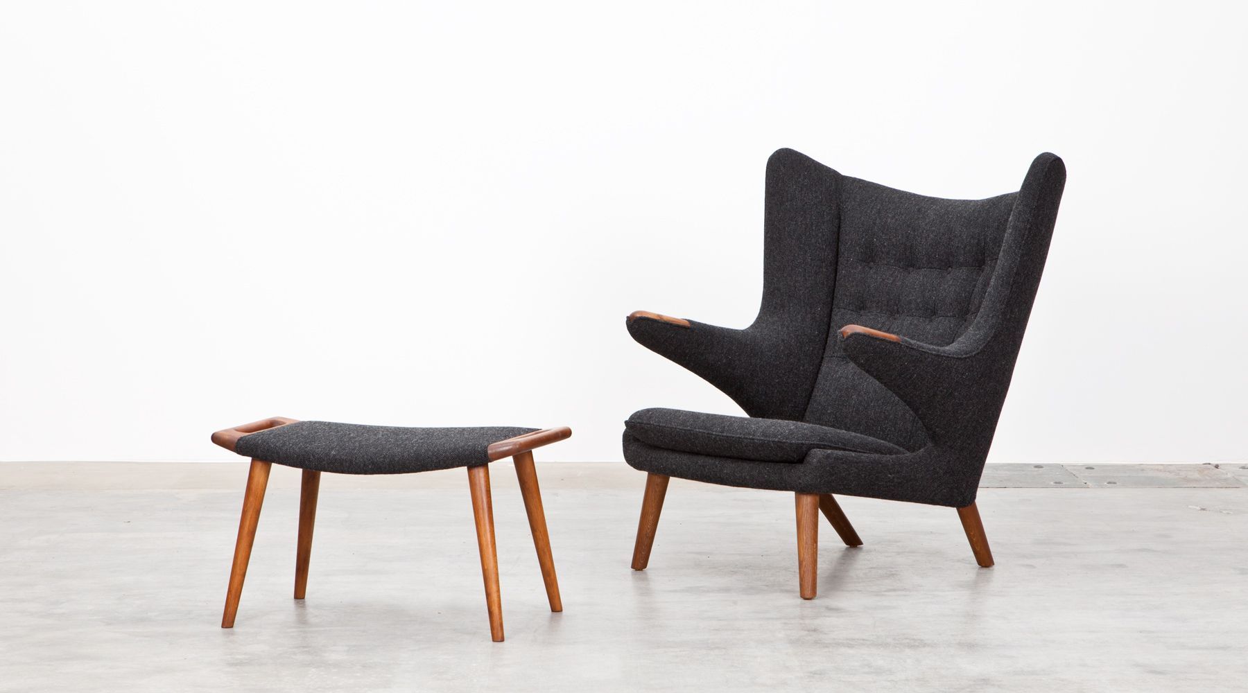 Papa Bear with ottoman