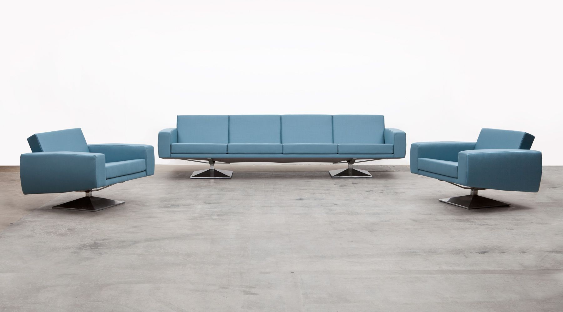 Couch and lounge chairs