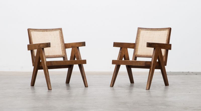 lounge chairs  (2) (c) - Pierre Jeanneret