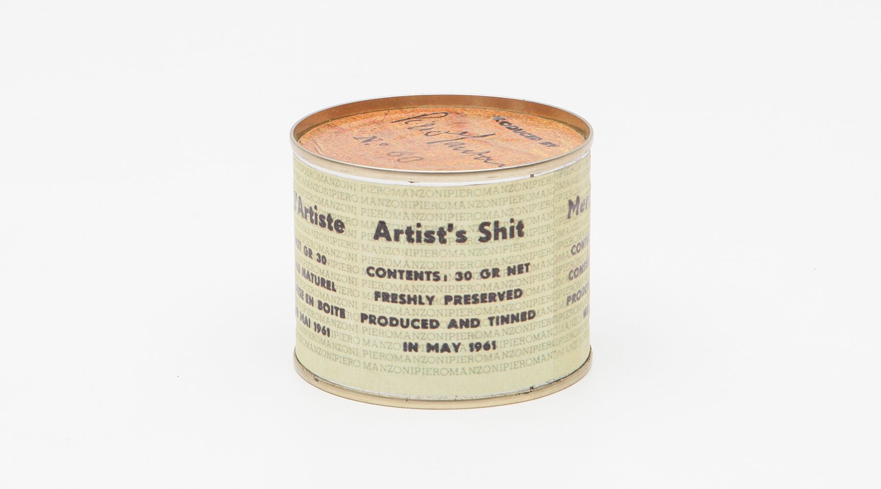 Merda D Artista By Piero Manzoni Frank Landau